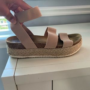 Steve Madden nude espadrilles